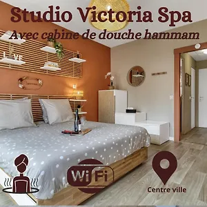 Victoria Spa, Au Coeur Du Centre-ville Hammam -wifi -grand Lit Double Queen Size 160x200cm Appartement